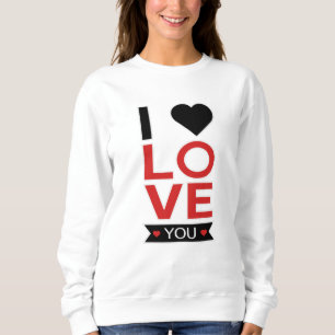 Sweatshirt Saint Valentin Coeur Amour Couples Idée Cadeau mig