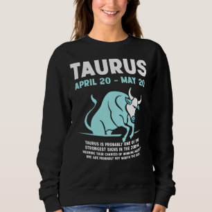 Sweatshirt Saison de marchandises Taurus SIGNE Zodiaque Astro