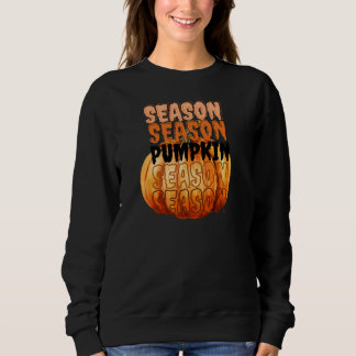Sweatshirt Saison des citrouilles – Esthétique automnale cosy