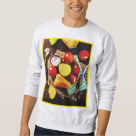 Sweatshirt "Salade de légumes maison" Photo mignonne. Command