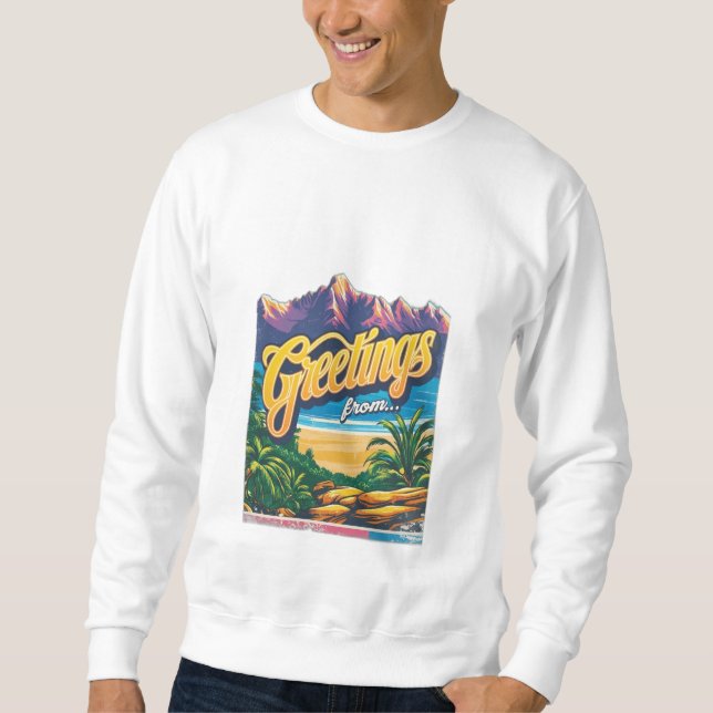 Sweatshirt Salutations de (Devant)