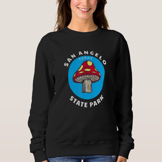 Sweatshirt San Angelo TX State Park Texas Mushroom Vacation S (Devant)