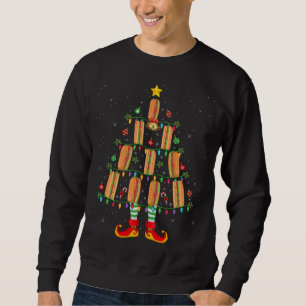 Sweatshirt Sandwich Lover Xmas Éclairage de vacances Sandwich