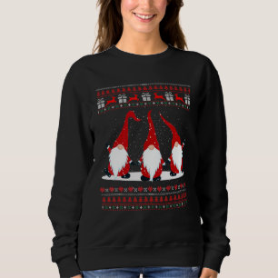 Sweatshirt Santa Claus Garden Gnome Joyeux Noël