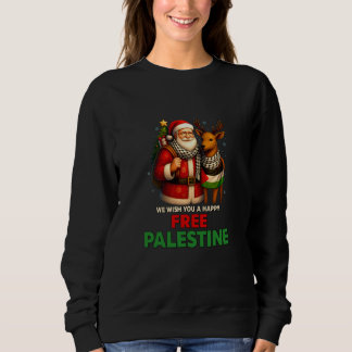 Sweatshirt Santa for Palestine – Christmas Peace