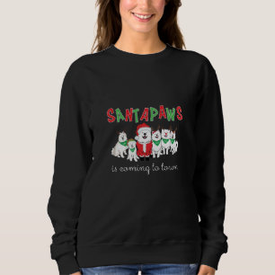 Sweatshirt Santapaws arrive en ville