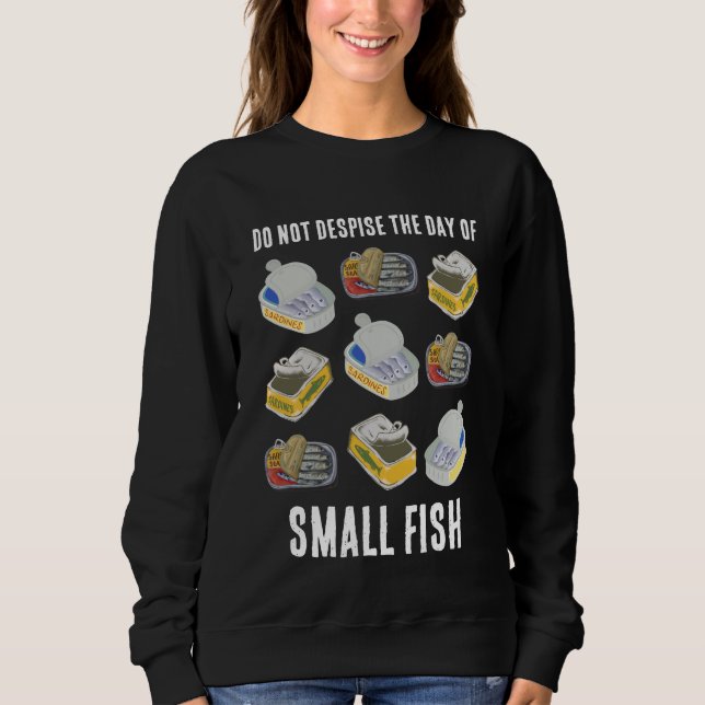 Sweatshirt SARDINES ÉNIGNÉES Christian NE MÉPRISE PAS LE JOUR (Devant)