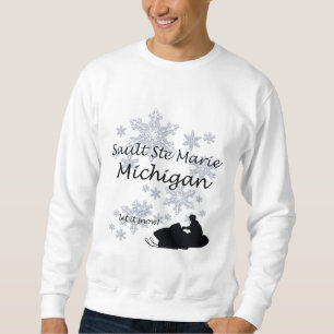 Sweatshirt Sault Ste Marie Michigan Motoneige Motoneige Enfan