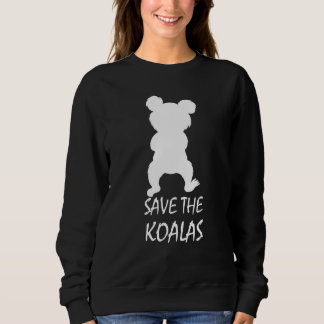 Sweatshirt Sauver les koalas Rétro Koala Mignon Koala ours