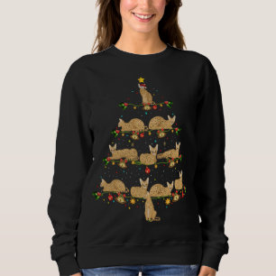 Sweatshirt Savannah Chat Noël Arbre Cadeau Santa Chapeau Sava