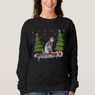 Sweatshirt Savannah Chat Xmas Arbre Éclairage Hommes Femmes L