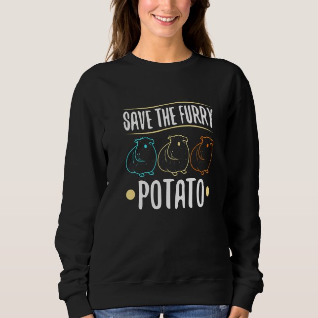 Sweatshirt Save The Furry Potato   (Devant)