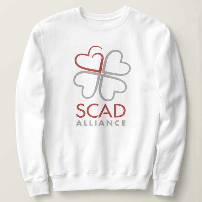 Sweatshirt SCAD Alliance - Blanc (Design devant)