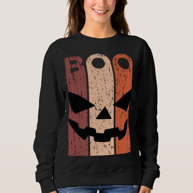 Sweatshirt Scary Pumpkin Face Halloween Costume with Monster  (Devant)