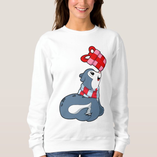 Sweatshirt Sceau avec cadeau (Devant)