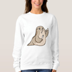 Sweatshirt Sceau avec poisson et fourche
