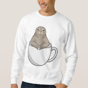 Sweatshirt Sceau avec tasse de café
