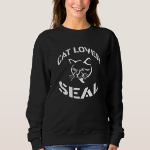 Sweatshirt Sceau de chat sauvage