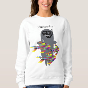 Sweatshirt Sceau gris Thunder_Cove 