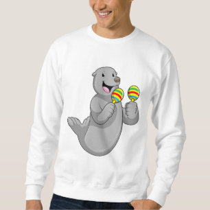 Sweatshirt Sceller comme musicien avec Maracas