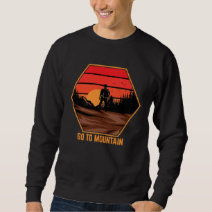 Sweatshirt Scène des montagnes et des forêts 131