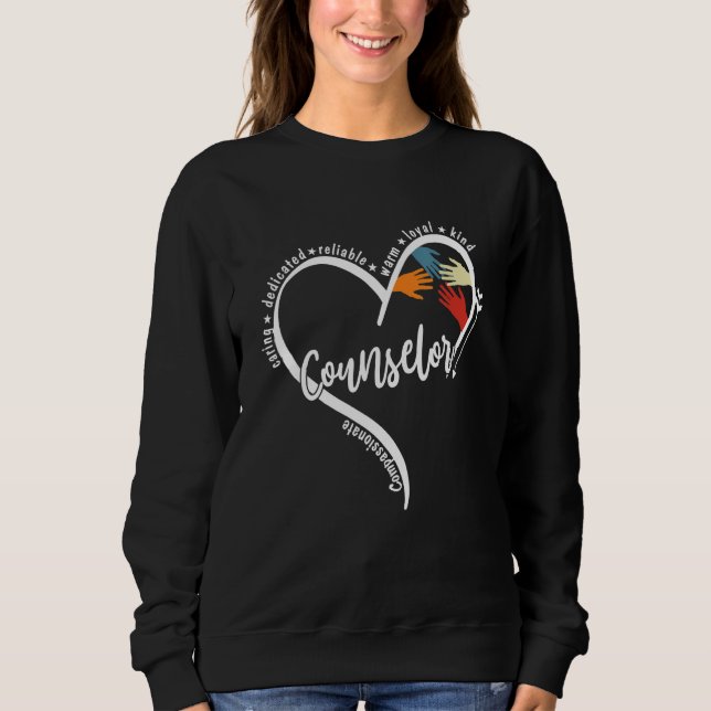 Sweatshirt School Counselor Appreciation Funny Counseling Wee (Devant)