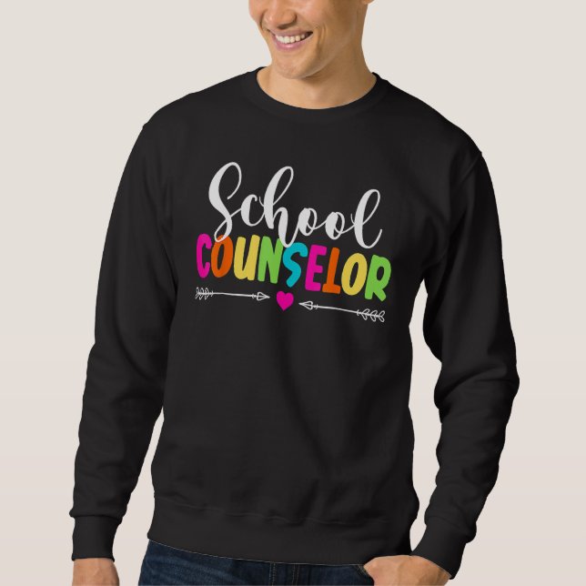 Sweatshirt School Guidance Counselor Appreciation Back To Sch (Devant)