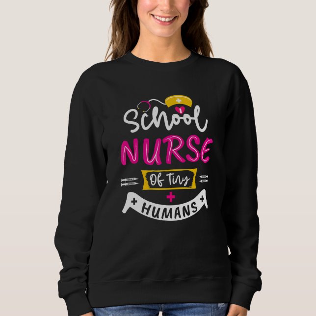Sweatshirt School Nurse Supplies School Nurse Nursing Accesso (Devant)
