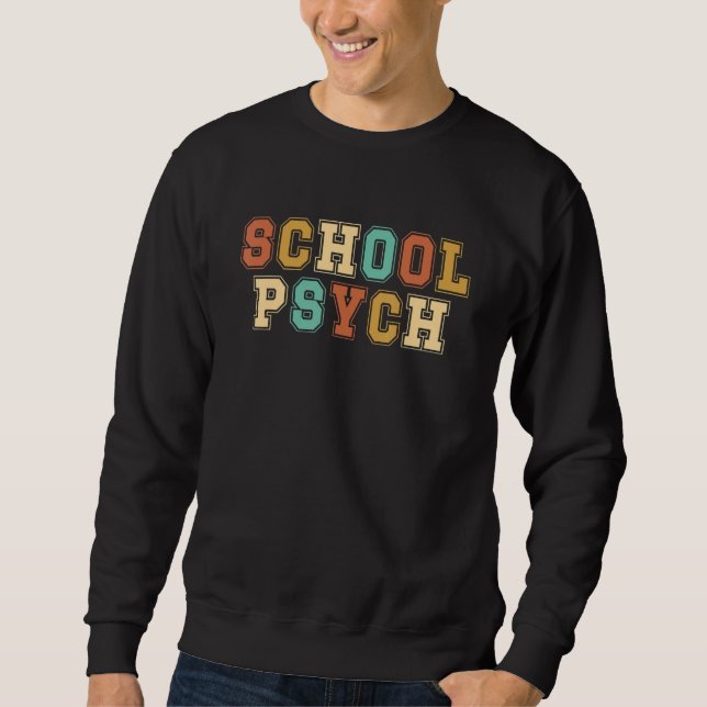 Sweatshirt School Psychologist Boho School Psych Week (Devant)