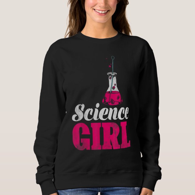 Sweatshirt Science Chimie Geek Chimiste Filles Femmes Chimie (Devant)