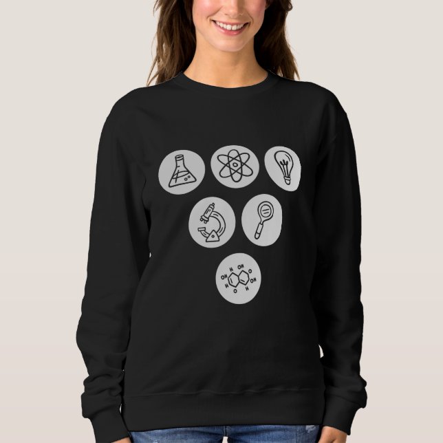 Sweatshirt Science Elements Items (Devant)