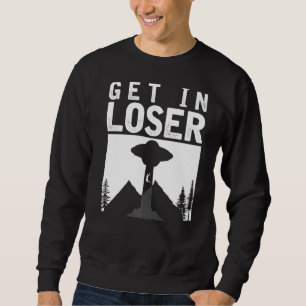 Sweatshirt Science-fiction Ufo Abduction Alien Croyant Alie