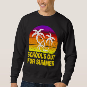 Sweatshirt Scolarité pour le soleil d'été Vintage pour les fi