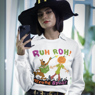 Sweatshirt Scooby-Doo   Ruh Roh ! Mauvais sort !