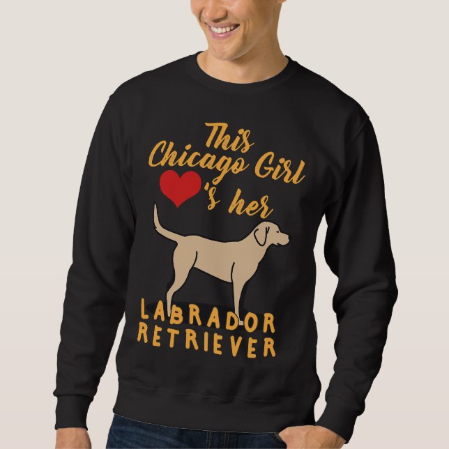 Sweatshirt Scoop ajusté du Chicago Girl Lab (Devant)
