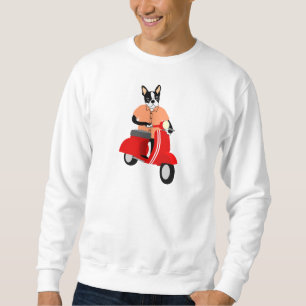 Sweatshirt Scooter de Boston Terrier