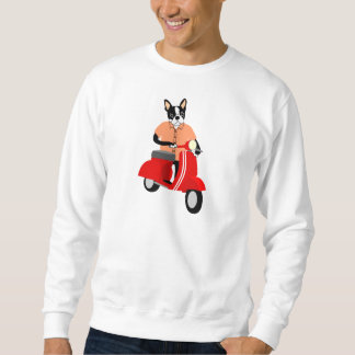 Sweatshirt Scooter de Boston Terrier