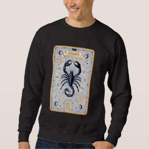Sweatshirt Scorpio Horoscope Carte Tarot Carte Symbole Zodiac
