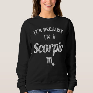 Sweatshirt Scorpio, signe zodiaque 1