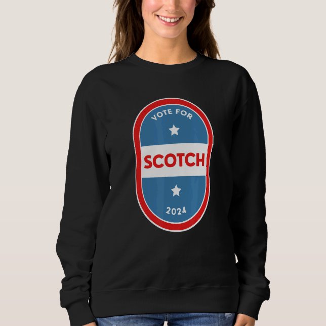 Sweatshirt Scotch  Bartender Political Election Parody 2024 (Devant)