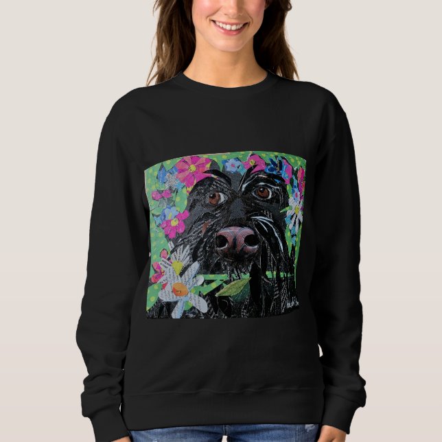 Sweatshirt Scottie in the Garden (Devant)