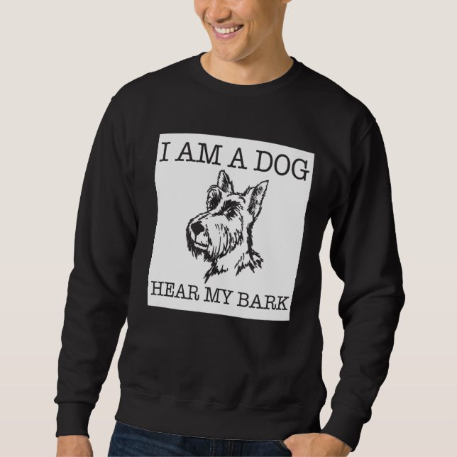 Sweatshirt Scottish Terrier funny dog lover gift Premium_2 (Devant)