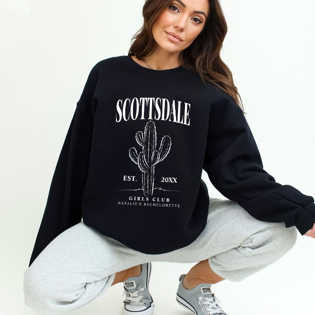 Sweatshirt Scottsdale Bachelorette Custom Luxe Social Club (Créateur téléchargé)