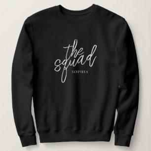 Sweatshirt Script Minimal Le Bridesmaid De L'Escadron Personn