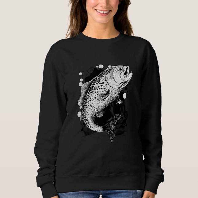 Sweatshirt Sea underwater fish (Devant)