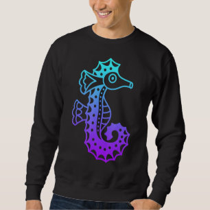 Sweatshirt Seahorse Mandala