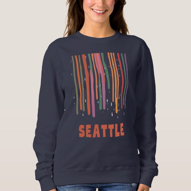 Sweatshirt Seattle Drizzle (Devant)
