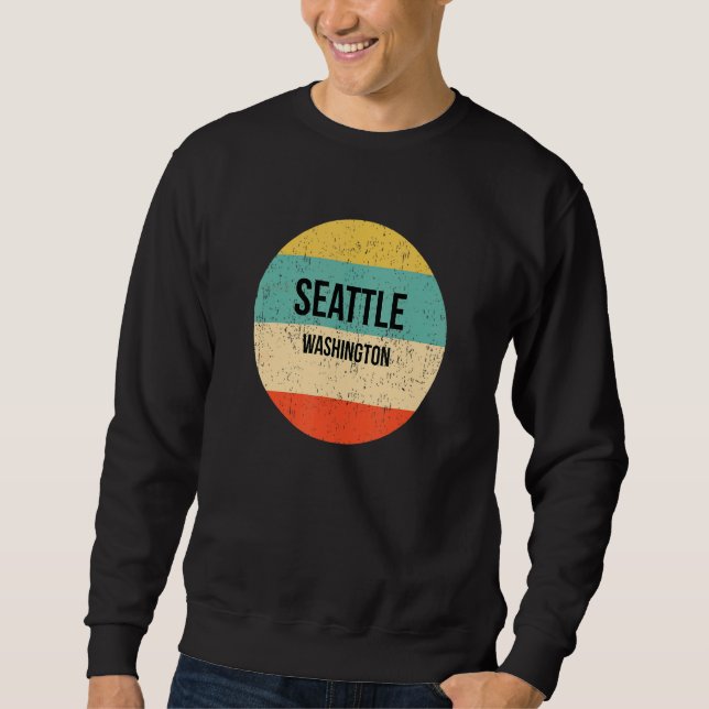 Sweatshirt Seattle Washington (Devant)