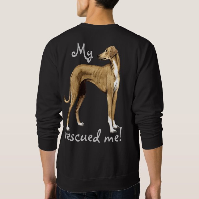 Sweatshirt Secourir Azawakh (Dos)