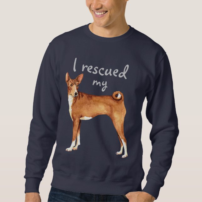 Sweatshirt Secourir Basenji (Devant)
